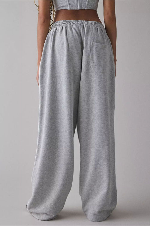 Women's Long Embroidered Relaxed Knit Pants – Effortless Chic Comfort
