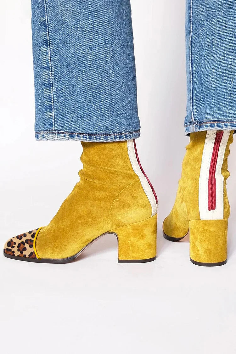 Anna & Rose | Lioraé™ | MID-HEEL ANKLE BOOT WITH SPORTY DETAILS