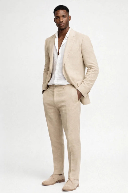 Men’s Two-Piece Set – Regular Fit Round Neck Casual Everyday Style