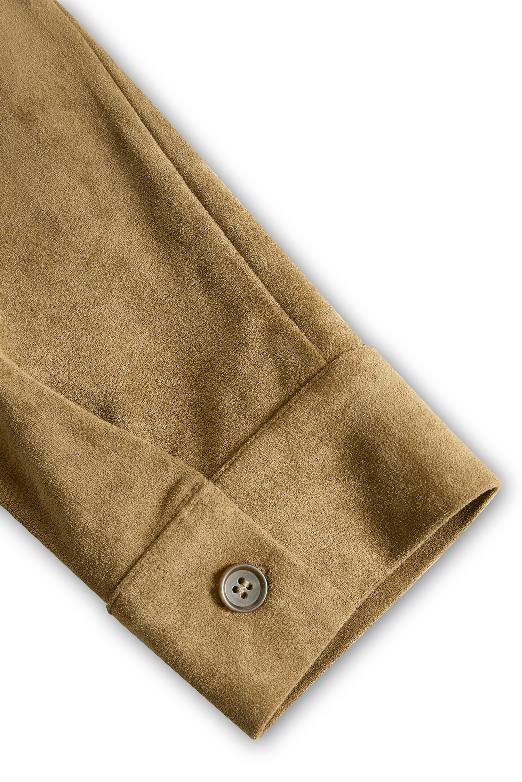 Women's Fashion Suede Single Breasted Lapel Long Sleeve Midi Dress