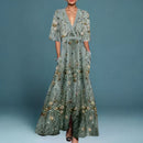 Jamie | Elegant Maxi Dress with Floral Pattern