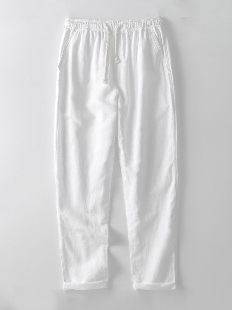 Men's Lightweight Summer Two-Piece Set – Breathable Shirt & Casual Trousers