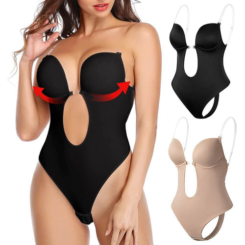 Seamless Womens Backless Body Shaper – Invisible Sculpting Shapewear