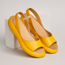 Women's Lightweight Open-Toe Platform Sandals – Anti-Slip Comfort Sole