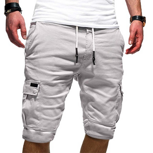 Men's Slim Fit Cargo Shorts With Multi-Pocket Design – Casual Utility Shorts