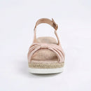 Women's Orthopedic Pointed-Toe Platform Sandals – Stylish Buckle Comfort Shoes