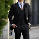 Men’s 3-Piece Set – Business Blazer Cardigan Trousers Smart Casual Formal Style