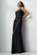 High Waist Satin Bodycon Mermaid Maxi Skirt