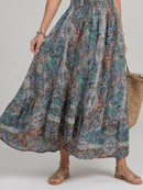 Marisela | Sleeveless Paisley Print Midi Dress