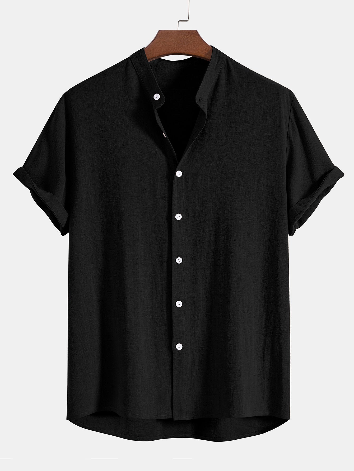 Men's Lightweight Summer Two-Piece Set – Breathable Shirt & Casual Trousers