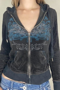 2000s Grunge Aesthetic Hoodie