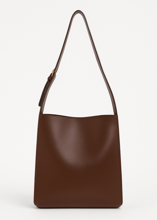 Halbmond Damen Schultertasche – Vegan Leder & Geräumig