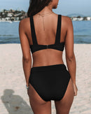 Kristel® | Solid Color High Waist Bikinis
