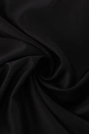 Double Layer Sheer Black High Slit Bodycon Skirt