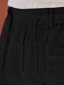 Men's Wide-Leg Linen Trousers – Drawstring Casual Summer Pants