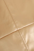 High Gloss PU Leather Bodycon Slit Skirt