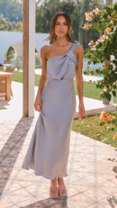 Elegant One-Shoulder Maxi Dress
