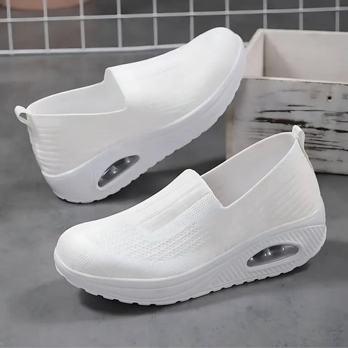 Women's Orthopedic Slip-On Trainers – Comfortable Support Sneakers