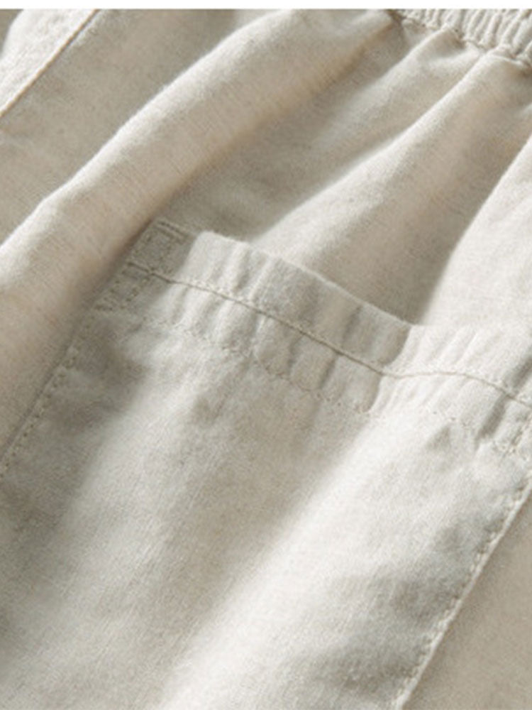 Men's Lightweight Summer Two-Piece Set – Breathable Shirt & Casual Trousers