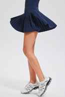 High Waist Tennis Pleated Quick Dry Mini Skort