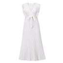Women's White Boho Wedding White Dress – Romantic Beach Bridal