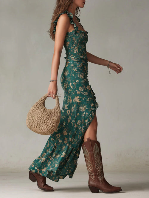 Bohemian Floral Maxi Dress: Effortless Elegance for Any Occasion 1