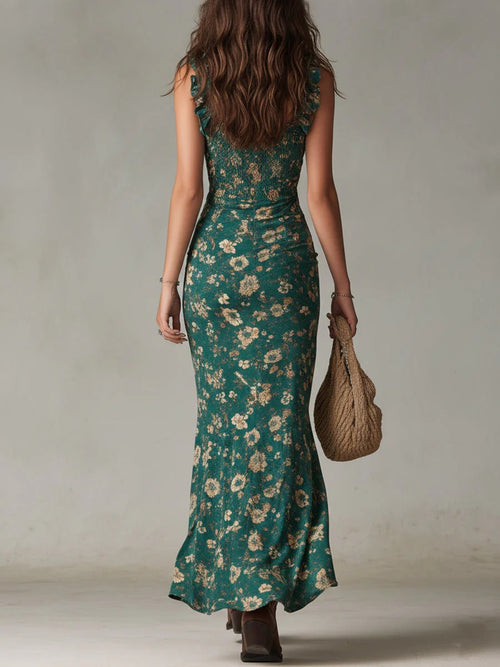Bohemian Floral Maxi Dress: Effortless Elegance for Any Occasion 2