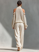 Chic Beige Women's Loungewear Set: Effortless Comfort for Any Occasion 1