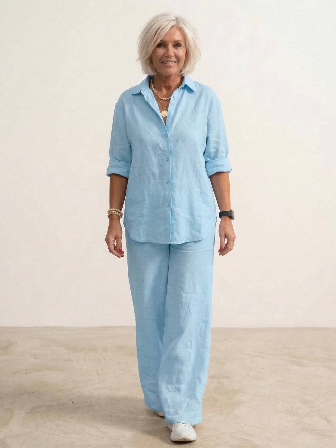 Chic Women's Loungewear Set: Effortless Comfort for Everyday Style 14
