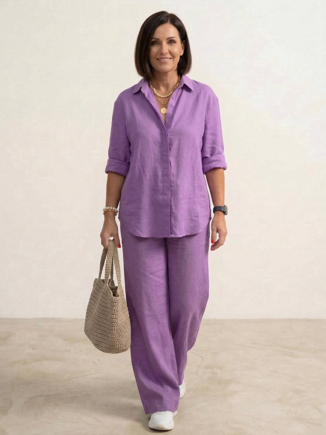 Chic Women's Loungewear Set: Effortless Comfort for Everyday Style 15
