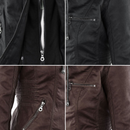 Womens Weatherproof Leather Jacket With Hood – Waterproof Stylish Coat