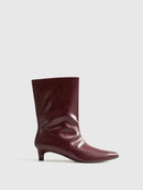 Dames Ankle Boots Bordeaux 1
