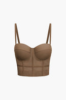 Dames Bustier Top With Underwire 0