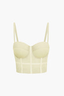 Dames Bustier Top With Underwire 9