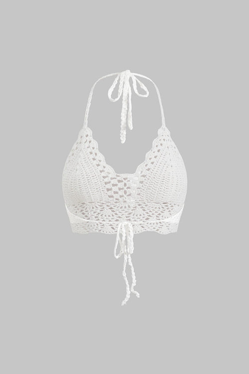 Dames Crochet Crop Top 1