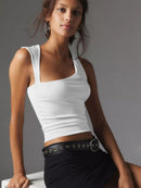 Dames Crop Top One-Shoulder 2