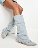 Dames Denim Boots 0