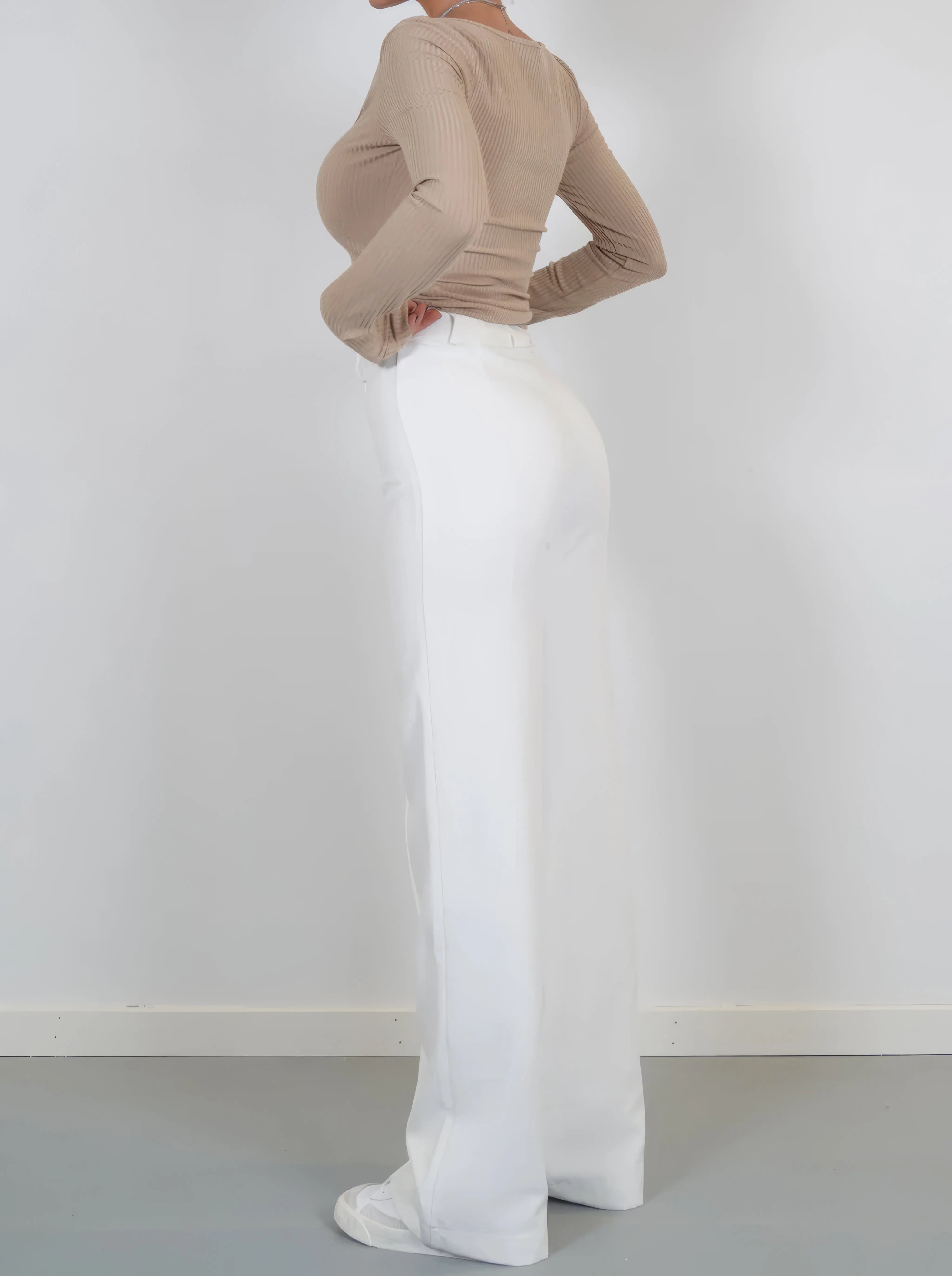 Dames High Waist Trousers 4