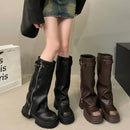 Dames Knee-High Platform Stiefels 2