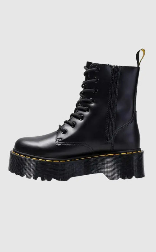 Dames Leather Platform Boots 0