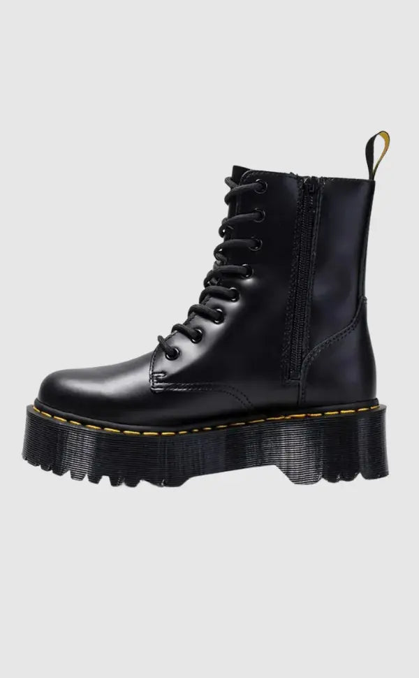 Dames Leather Platform Boots 0