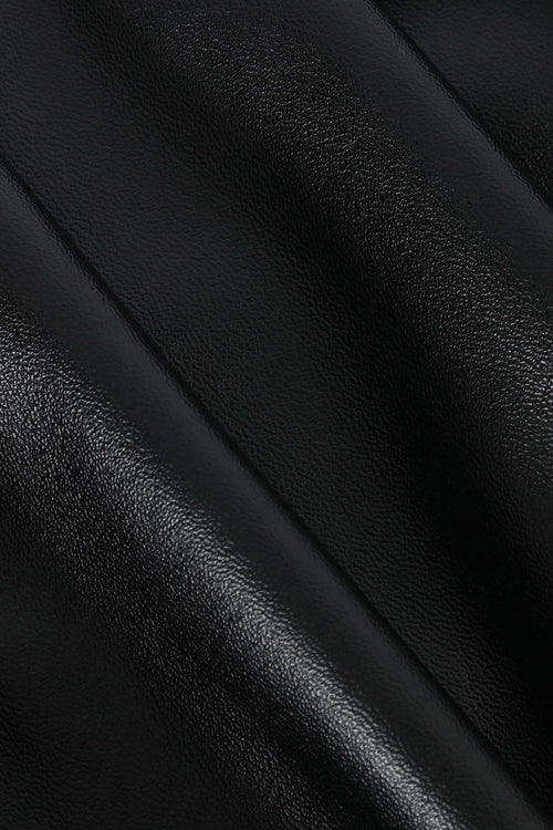 Dames Midi Skirt Faux Leather 5