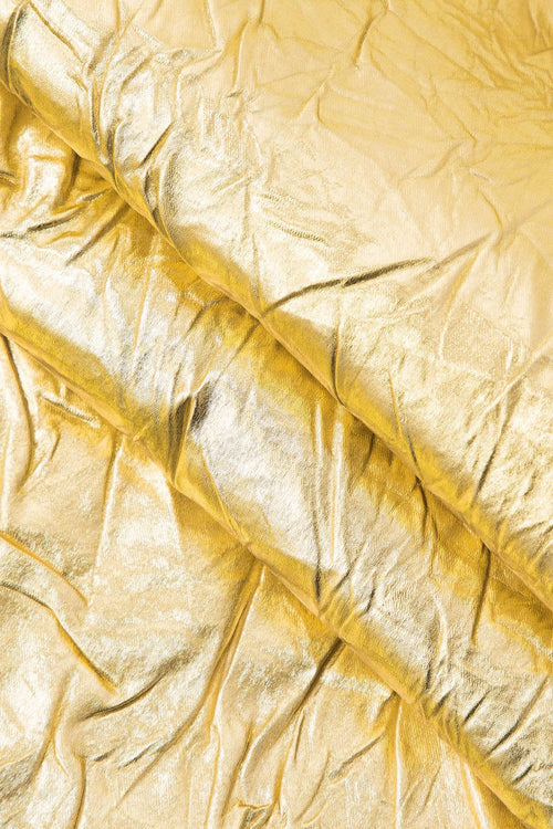 Dames Midi Skirt Gold 5