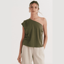 Dames One-Shoulder Top 0