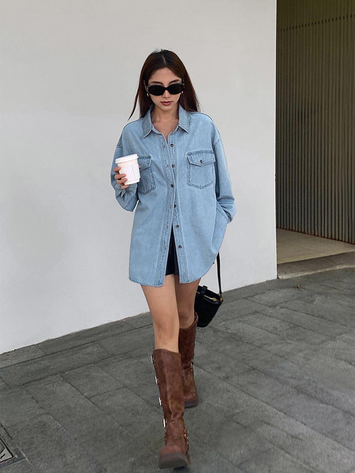 Dames Oversized Blouse 1