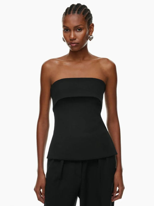 Dames Strapless Bandeau Top 1