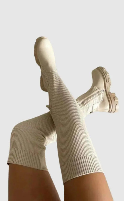 Dames Stretch Wide Boot 0
