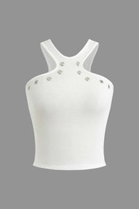 Women Tank Top With Cut-Outs