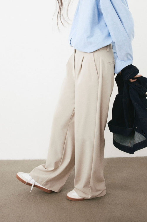 Dames Trousers Wide Cut 6