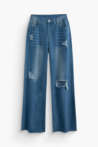 Women Vintage Hoge Waist Jeans